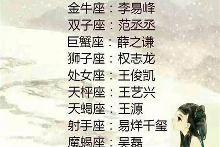 什么星座的男生最漂亮