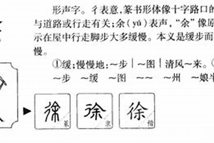 徐字五行属什么意思