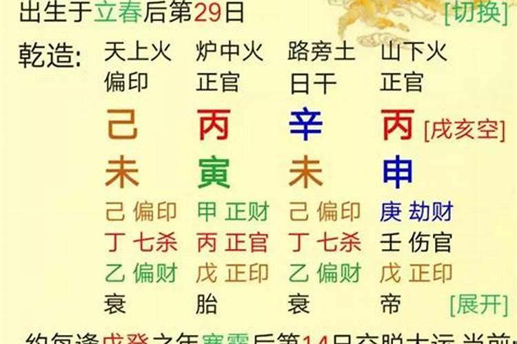 八字推算结婚时间