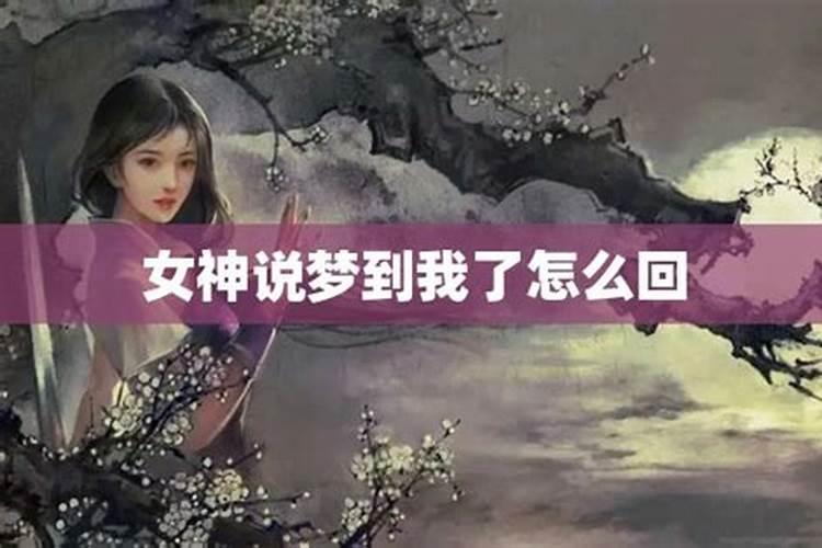 女的说梦到我了怎么幽默回答