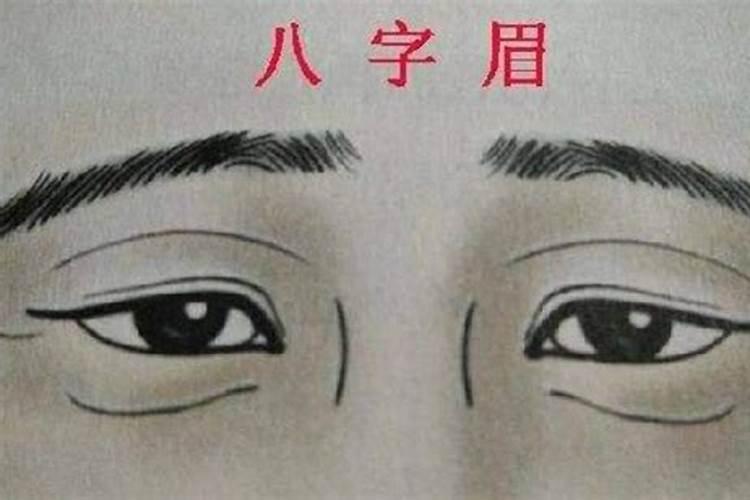 眉毛八字型的男人命运