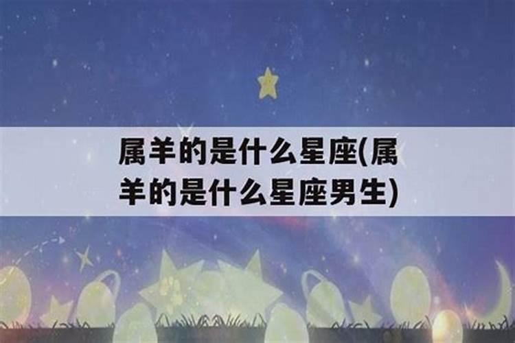 属羊的是什么星座女孩