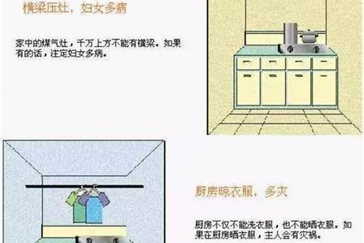 厨房横梁压灶怎样化解