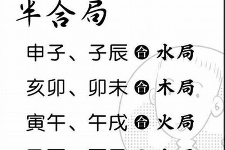 八字中三合半木局什么意思