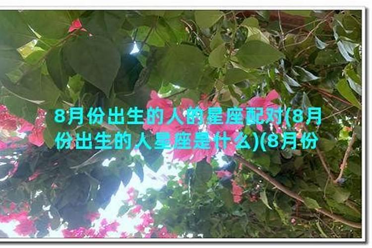 8月出生是什么座