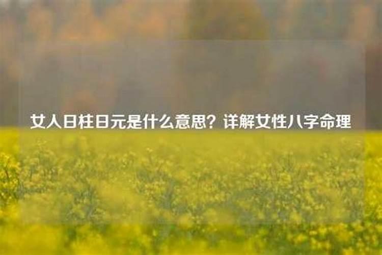 八字日元看你会是什么命？