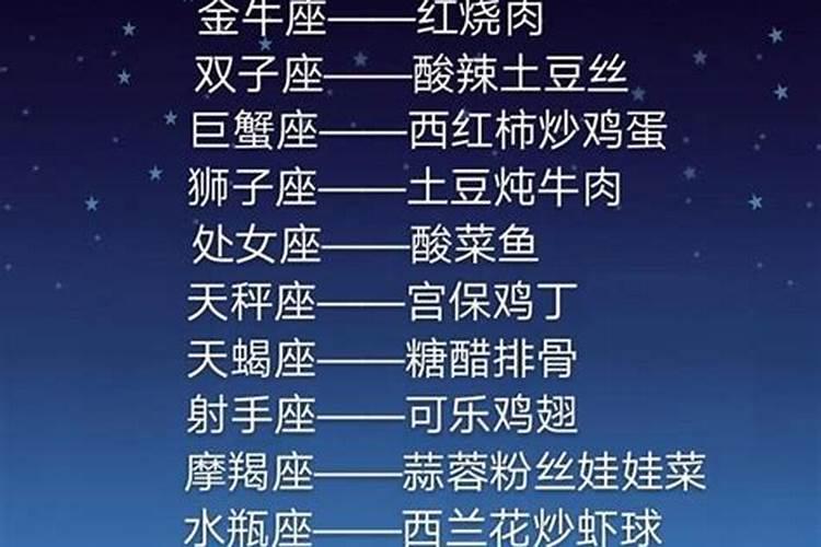 十二星座分别都是什么妖