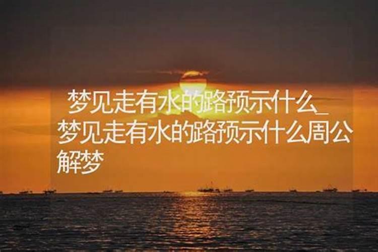 梦见水渠有水预示什么