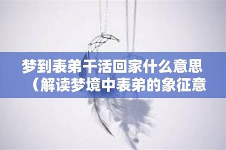 梦见表弟疯了是什么意思