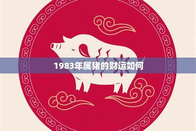 1983属猪一生运势