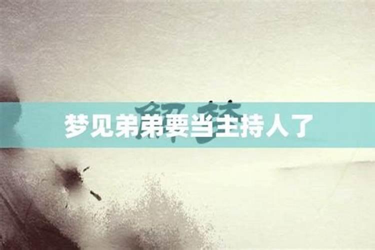 梦见弟弟开公司当老爸