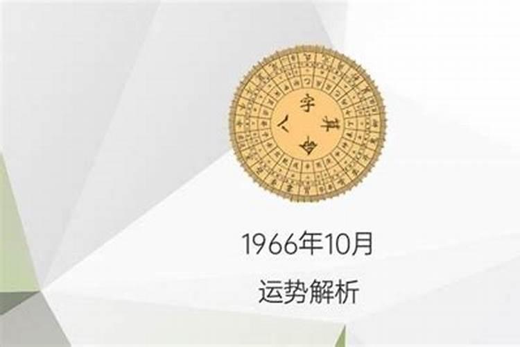 1966年十月初五出生的运势