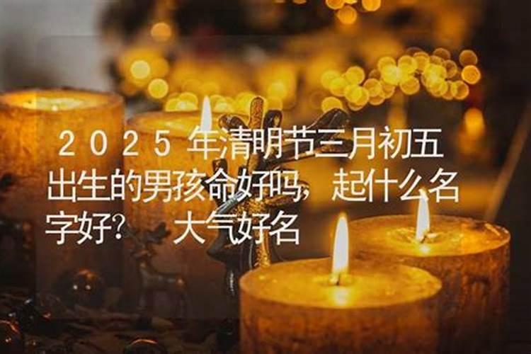 2023年清明节出生的男孩取名