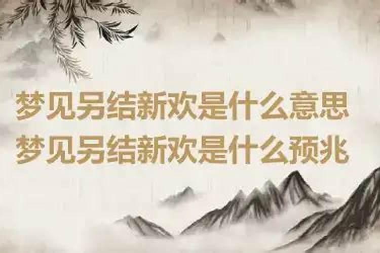 梦见情人另有新欢代表什么