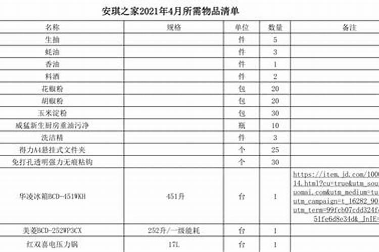 冬至祭祀所需用品