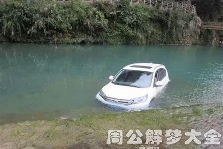 梦见车自己掉水里了什么征兆