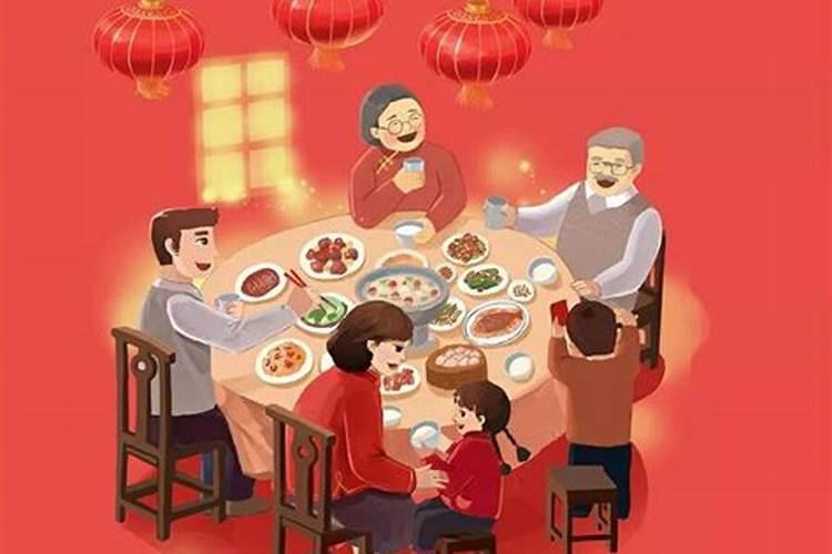 中国的传统节日除夕