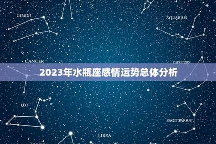 水瓶座2023年的爱情运势