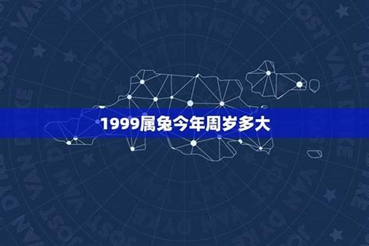 1999属兔今年多大岁数