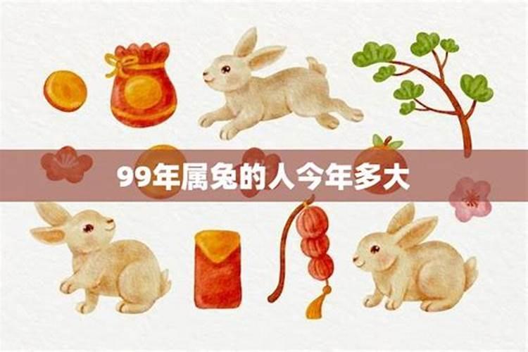 99年属兔的今年多大2021