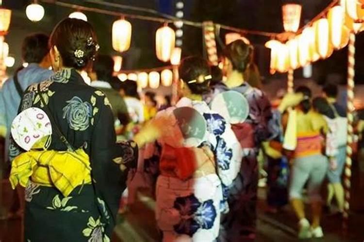 日本中元节祭奠