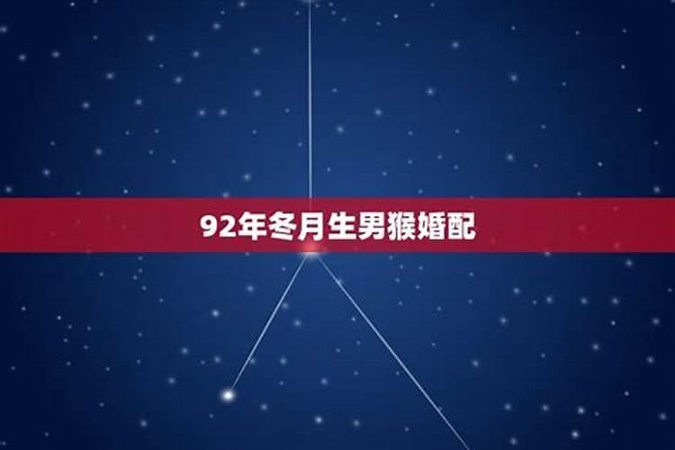 1992属猴男最佳婚配属相