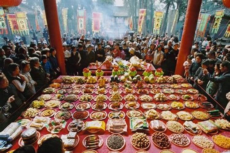 中元节寺庙祭祀