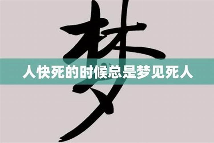 梦见死人和快死的人是什么意思