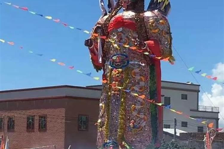 陆丰中元节的祭祀品