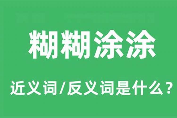 糊糊涂涂代表什么生肖和动物生肖