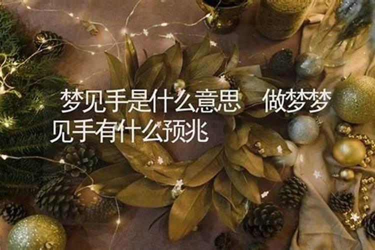 梦见两只手是什么预兆