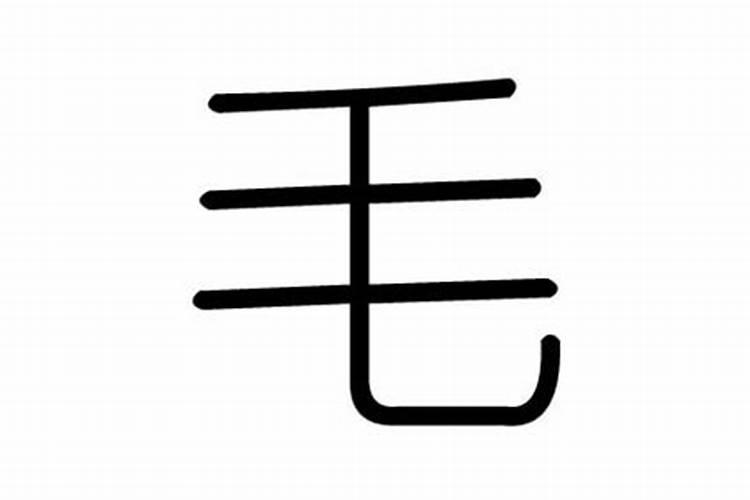 毛属于五行中的什么字