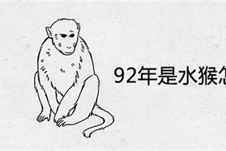 92年的猴属什么水命