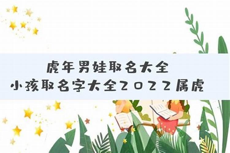 小孩取名字大全2022属虎