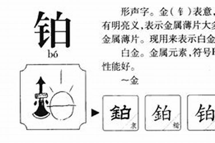 铂字五行属什么属性