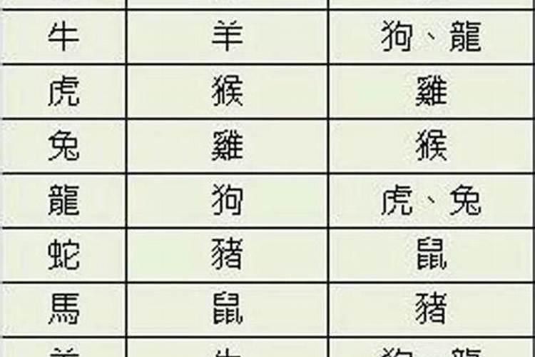 和狗相冲的属相是什么