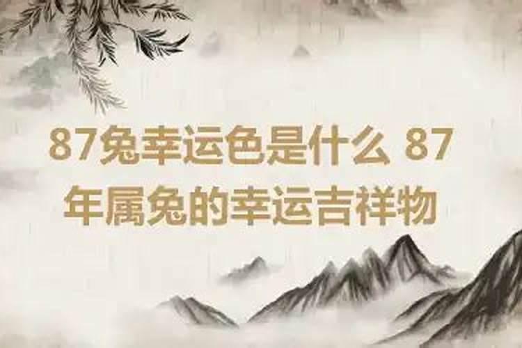 兔年属虎的幸运色是什么颜色啊