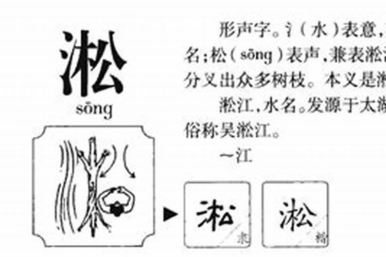 淞字五行属什么,名字里寓意